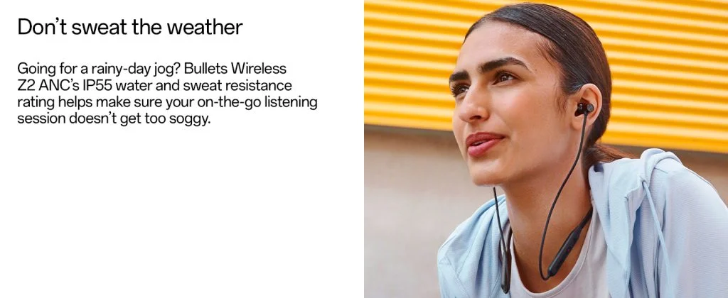 ANC Neckband featuring 45dB noise cancellation, 12.4mm bass driver, 28-hour battery, and IP55 water resistance, available at GearBaba Bangladesh.