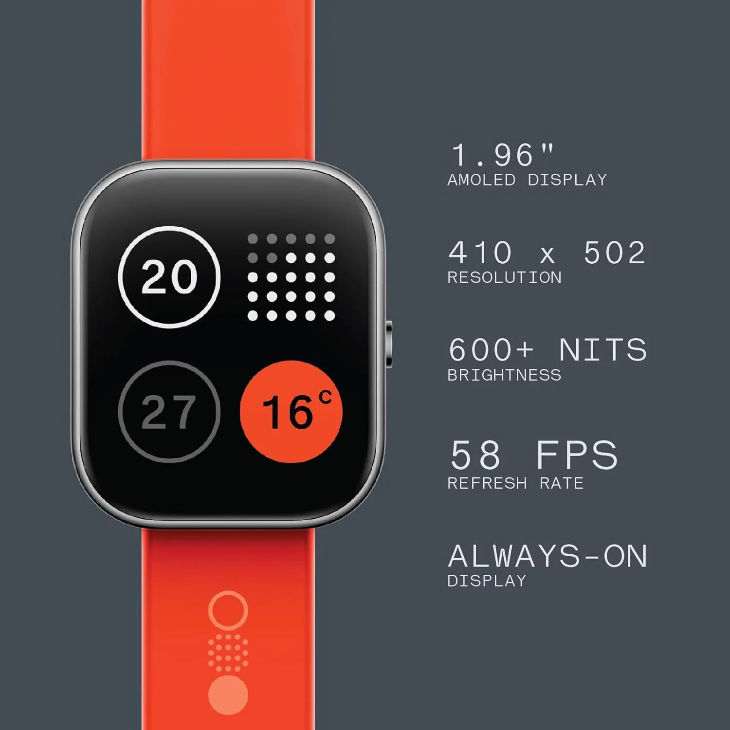 Nothing Smart Watch AMOLED Display – Gearbaba