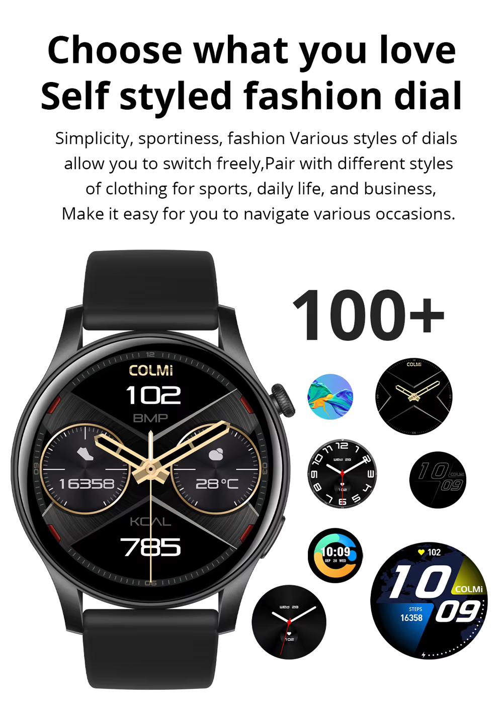 Colmi V73 AMOLED Smart Watch – Gearbaba