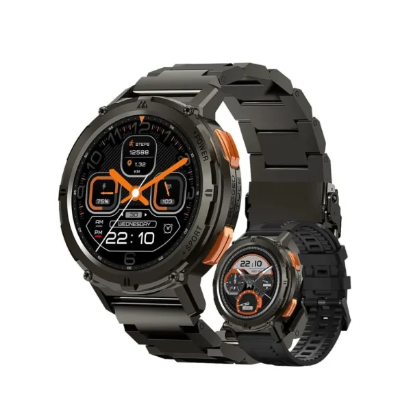 Kospet Tank T2 Smart Watch Special Edition Metal Strap – Gearbaba Bangladesh