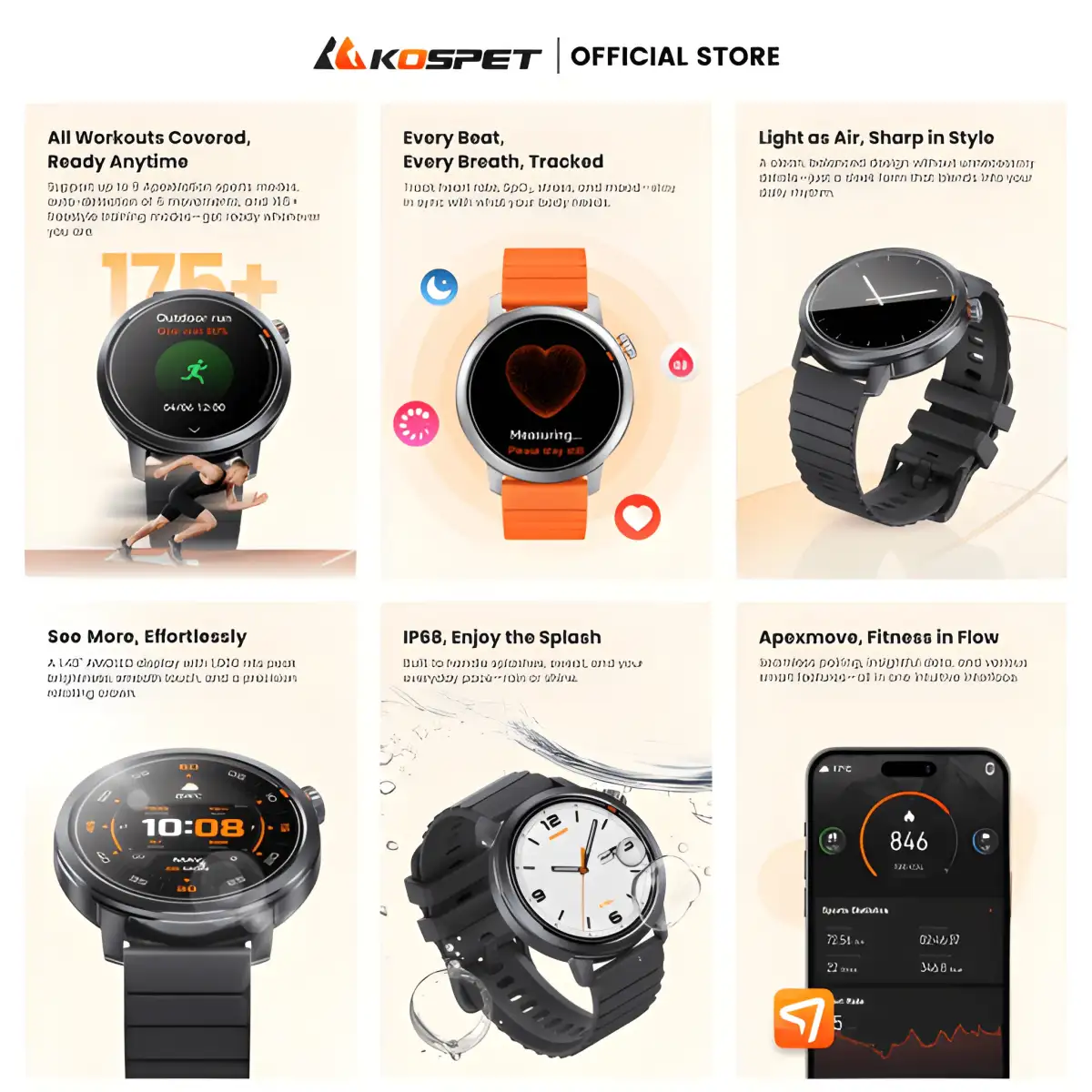 Buy Kospet ORB Smart Watch in Bangladesh – Gearbaba