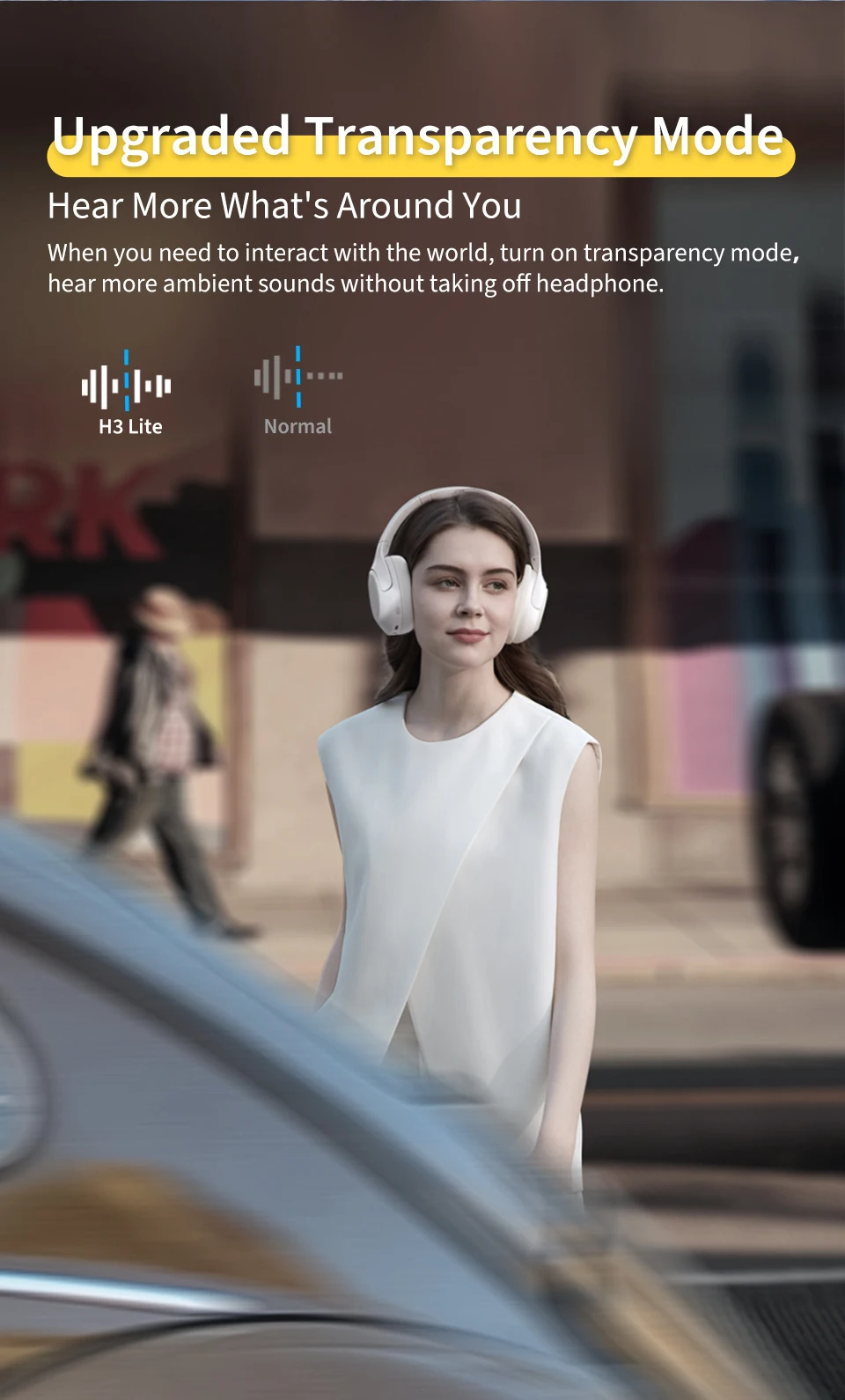 QCY H3 Lite ANC Wireless Headphones – Gearbaba