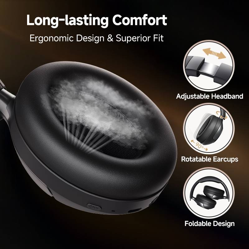QCY H3 Pro Wireless Noise Cancellation Headphones – Gearbaba