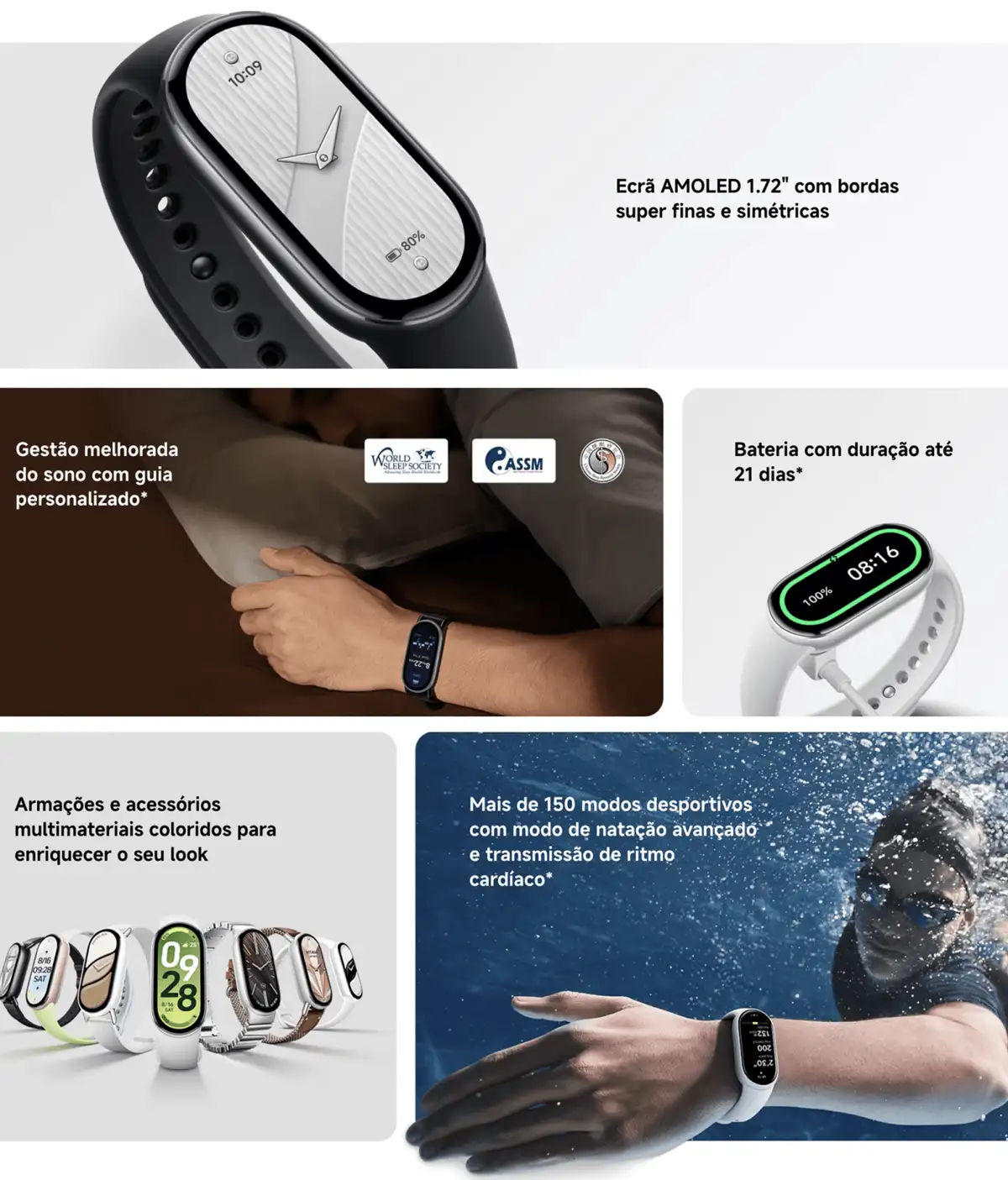 Xiaomi Smart Band 10 AMOLED Display – Gearbaba