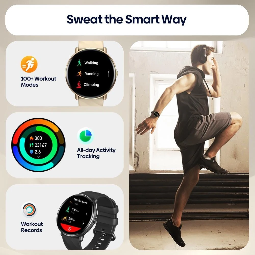Smart Watch with AMOLED Display and Bluetooth Calling – Gearbaba